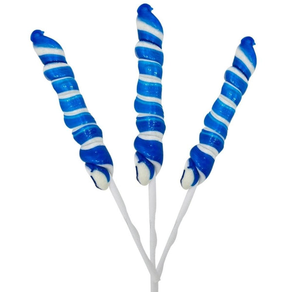 Mini Unicorn Pops Royal Blue - 24 Pack Lollipop