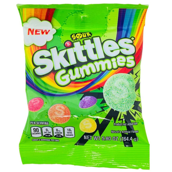 Sour Skittles Gummies 5.8oz - 12 Pack - Skittles Gummies