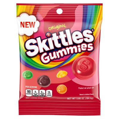 Skittles Original Gummies Candy 5.8 oz - 12 CT - Skittles Gummies