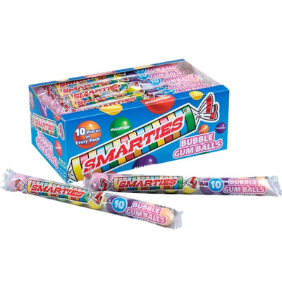 Smarties 10-Ball Gumball Tube 2 oz. - 12 CT