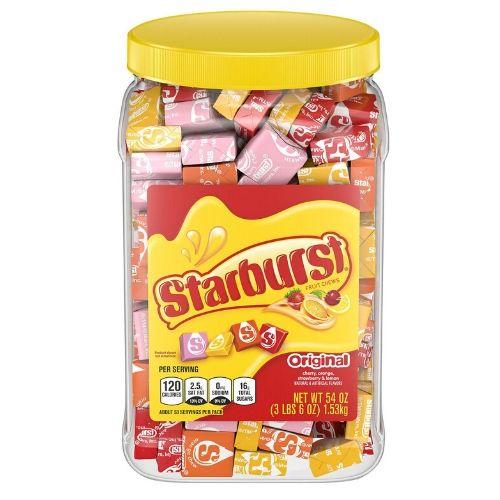 Starburst Original Fruit Chews Bulk Candy Tub 54oz | IWholesaleCandy.ca