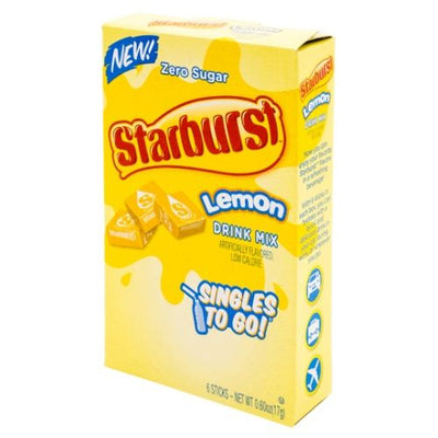 Starburst Lemon Singles To Go Drink Mix-12 CT