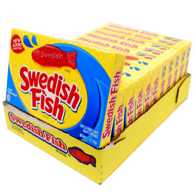 Swedish Fish Candy Theater Box Retro Candy 12 Count