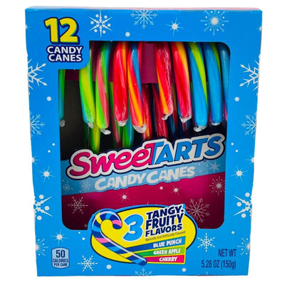 Sweetarts Candy Canes 12 Piece Gift Box - 24 Pack