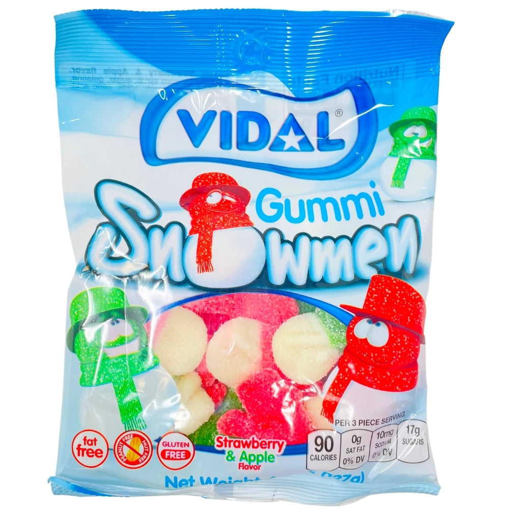 Vidal Gummi Snowmen Christmas Candy 4.5oz | iWholesaleCandy.ca