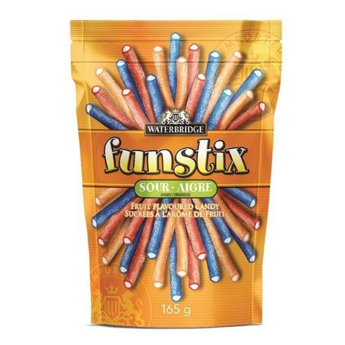 Waterbridge Funstix Sour Candies-British Candy
