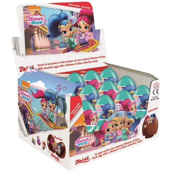 Zaini Shimmer N Shine Chocolate Surprise Eggs 20g - 24CT