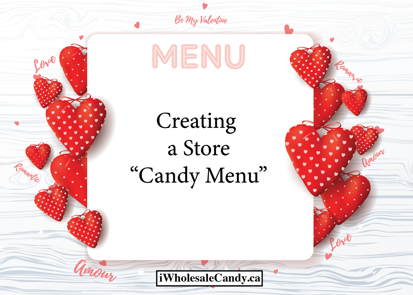 Creating a Store 'Candy Menu'