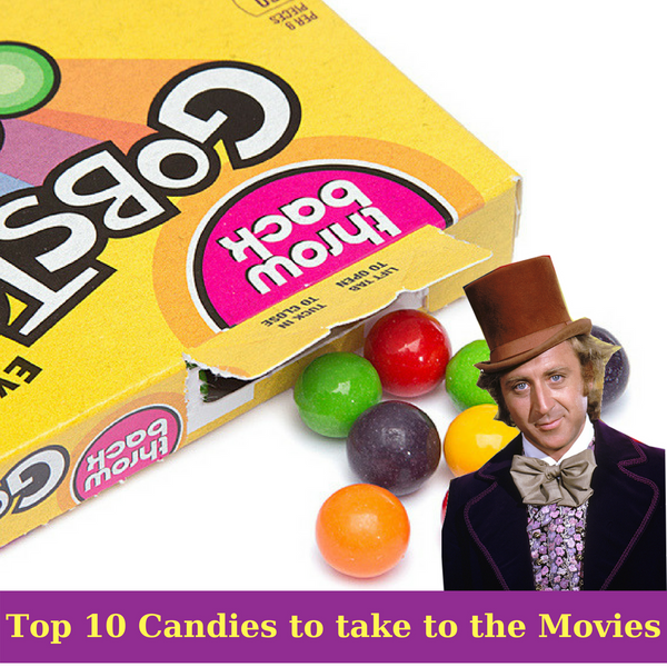 Top 10 Candies to take to the Movies