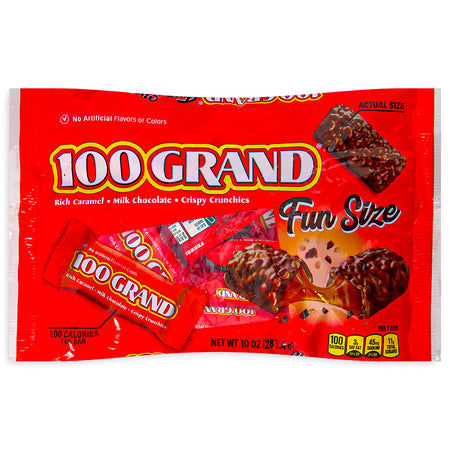 100 Grand Bar Fun Size 10.2oz - 1 Bag