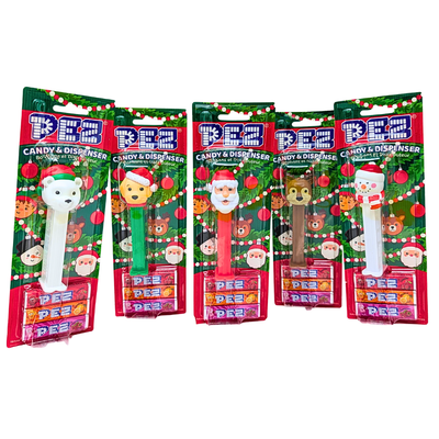 Christmas PEZ Blister Characters 25g - 12 Pack