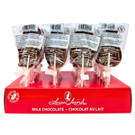 Christmas Belgian Milk Chocolate Christmas Lollipops 25g - 24 Pack