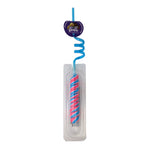 Barbie Wizzy Pop Straw Blue -lollipop - iWholesaleCandy.ca