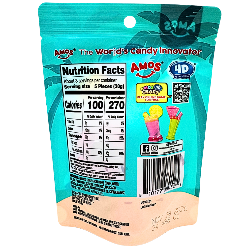 4D Gummy Drinks 3oz - 12 Pack