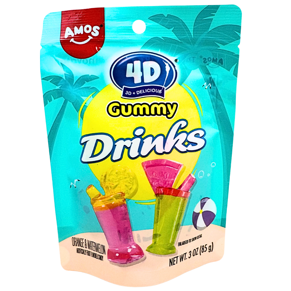 4D Gummy Drinks 3oz - 12 Pack
