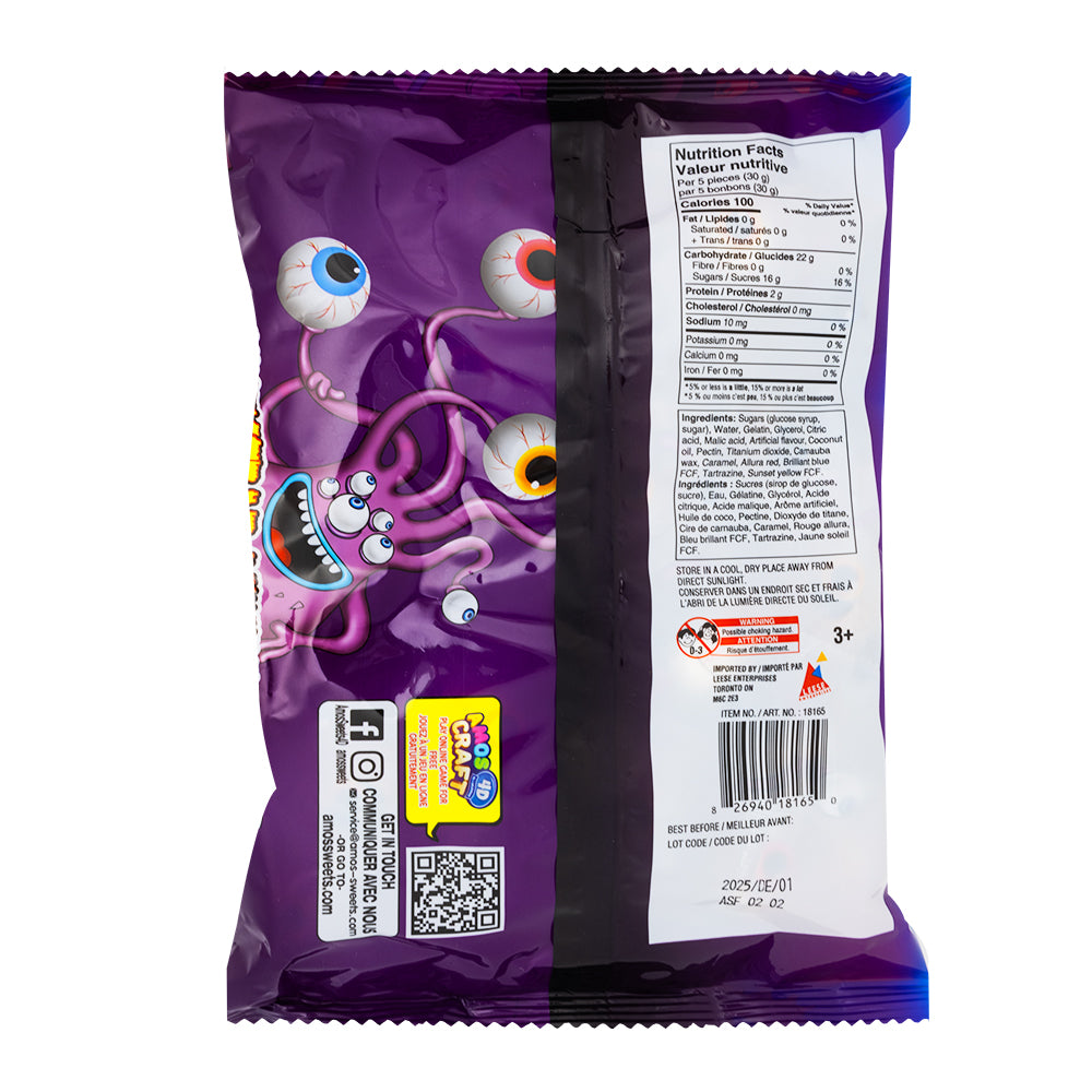 4D Gummy Eyeballs 40ct - 12 Pack  Nutrition Facts Ingredients
