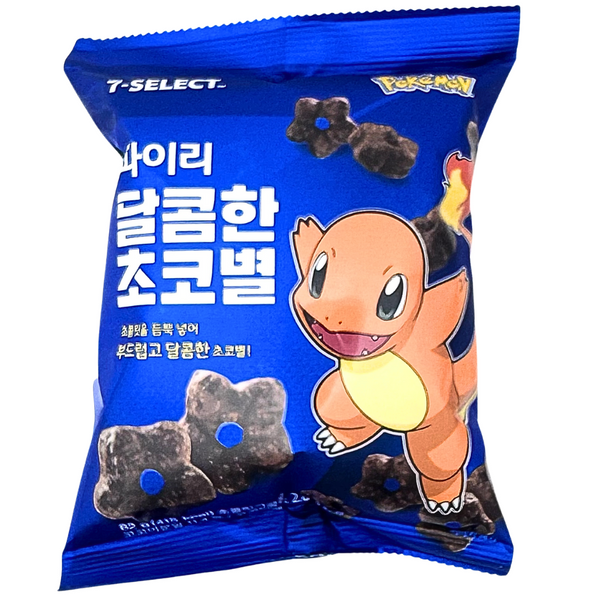 7-Eleven Charmander's Sweet Choco Star Snack 82g (Korea) - 16 Pack