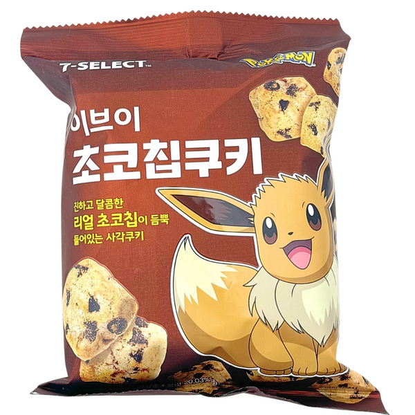 7-Eleven Eevee Chocolate Chip Cookies 132g (Korea) - 16 Pack