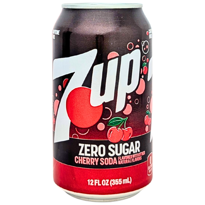7UP Cherry Zero Sugar 355mL - 12 Pack