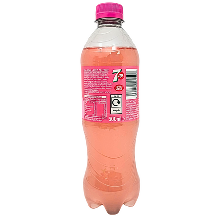 7UP Pink Lemonade 500mL (UK) - 24 Pack