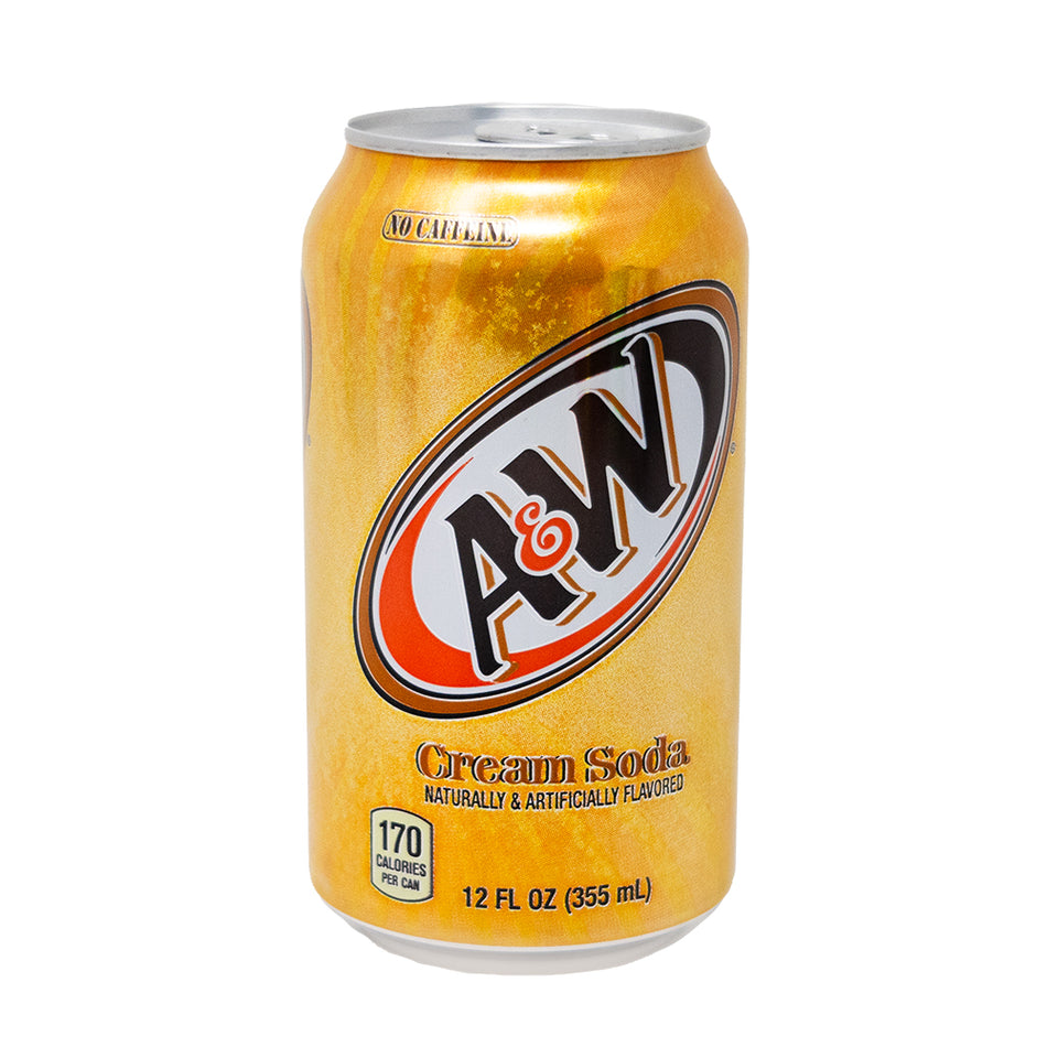 A&W Cream Soda - 355mL - 12 Pack