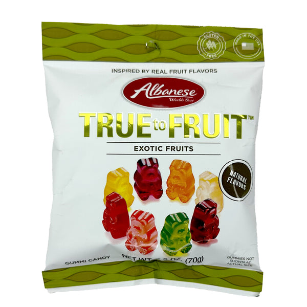 Albanese True to Fruit Exotic - 2.5oz - 12 Pack