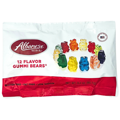 Albanese 12 Flavour Bears - 3.2oz - 20 Pack