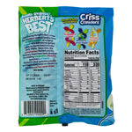 Herbert's Best Criss Crawlers Gummies 3.5oz - 12 Pack Nutrition facts - Ingredients - Gummy Worms