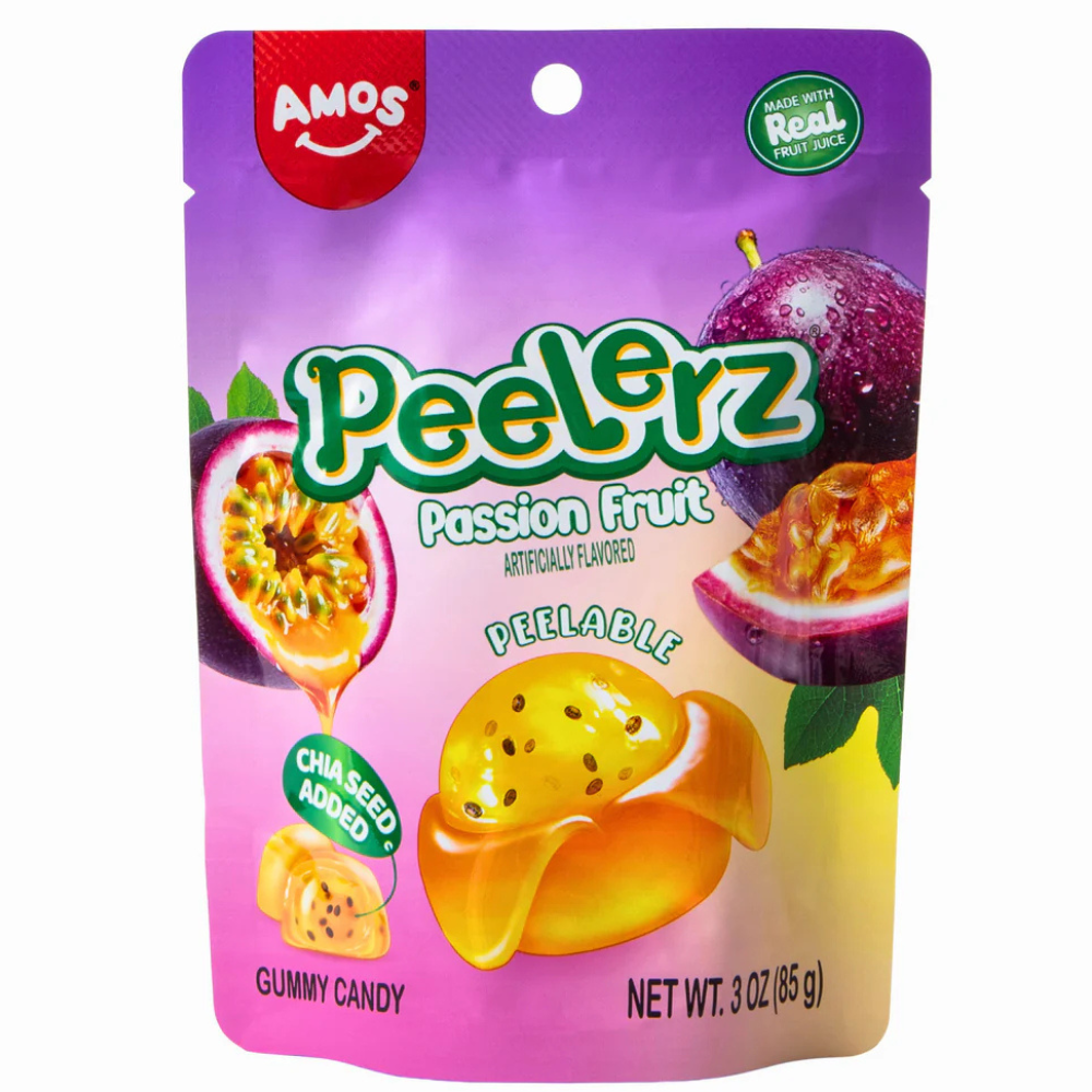 Amos Peelerz Passion Fruit 6oz - 12 Pack