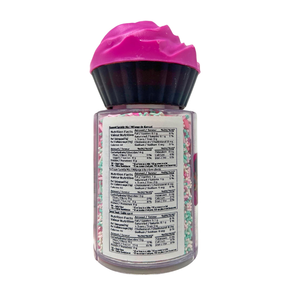 Barbie Triplet Sprinkles Nutrition Facts Ingredients| iWholesaleCandy 