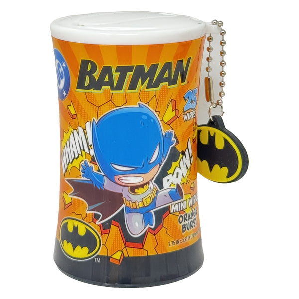 Justice League™ Mini Wipes  Batman Orange Burst