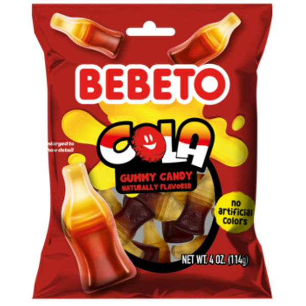 Bebeto Cola Gummy 4oz - 12 Pack