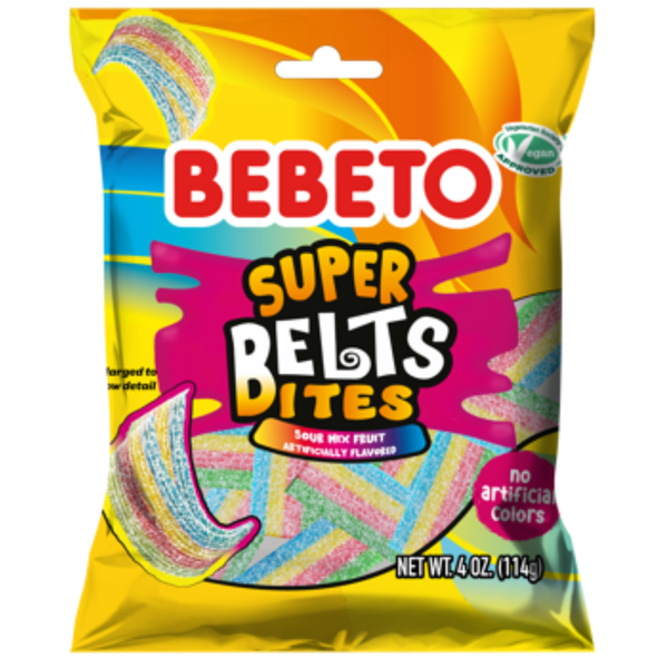 Bebeto Super Belts Bites 4oz - 12 Pack