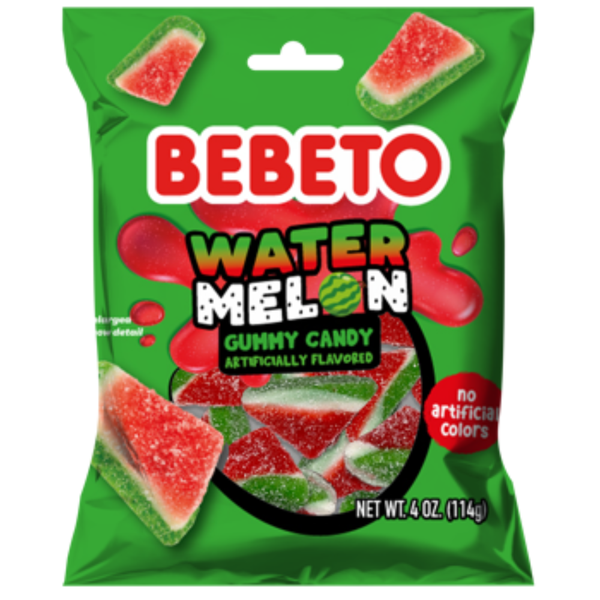 Bebeto Watermelon Gummy 4oz - 12 Pack