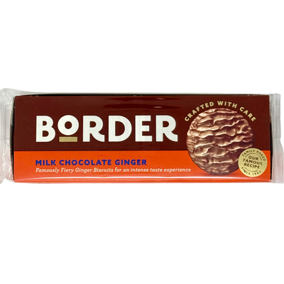 Border Milk Chocolate Ginger 150g (UK) - 14 Pack