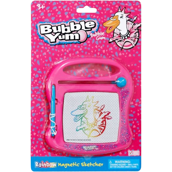 Bubble Yum™ Rainbow Magnetic Sketcher - 1 Piece