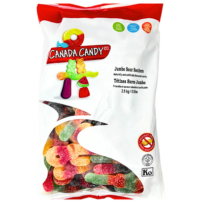 CCC Jumbo Sour Soothers Gummy Candy 2kg - 1 Bag