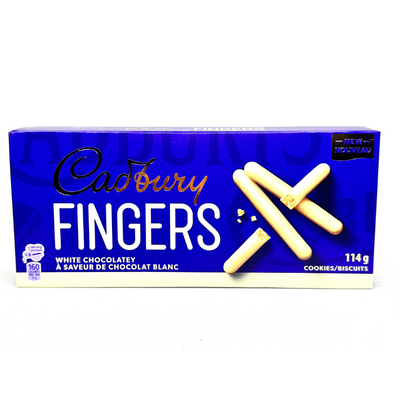 Cadbury Fingers White Chocolate 114g - 12 Pack