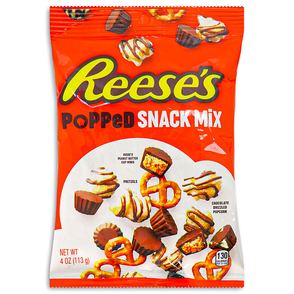 Reese's Popped Snack Mix 4oz - 12 Pack