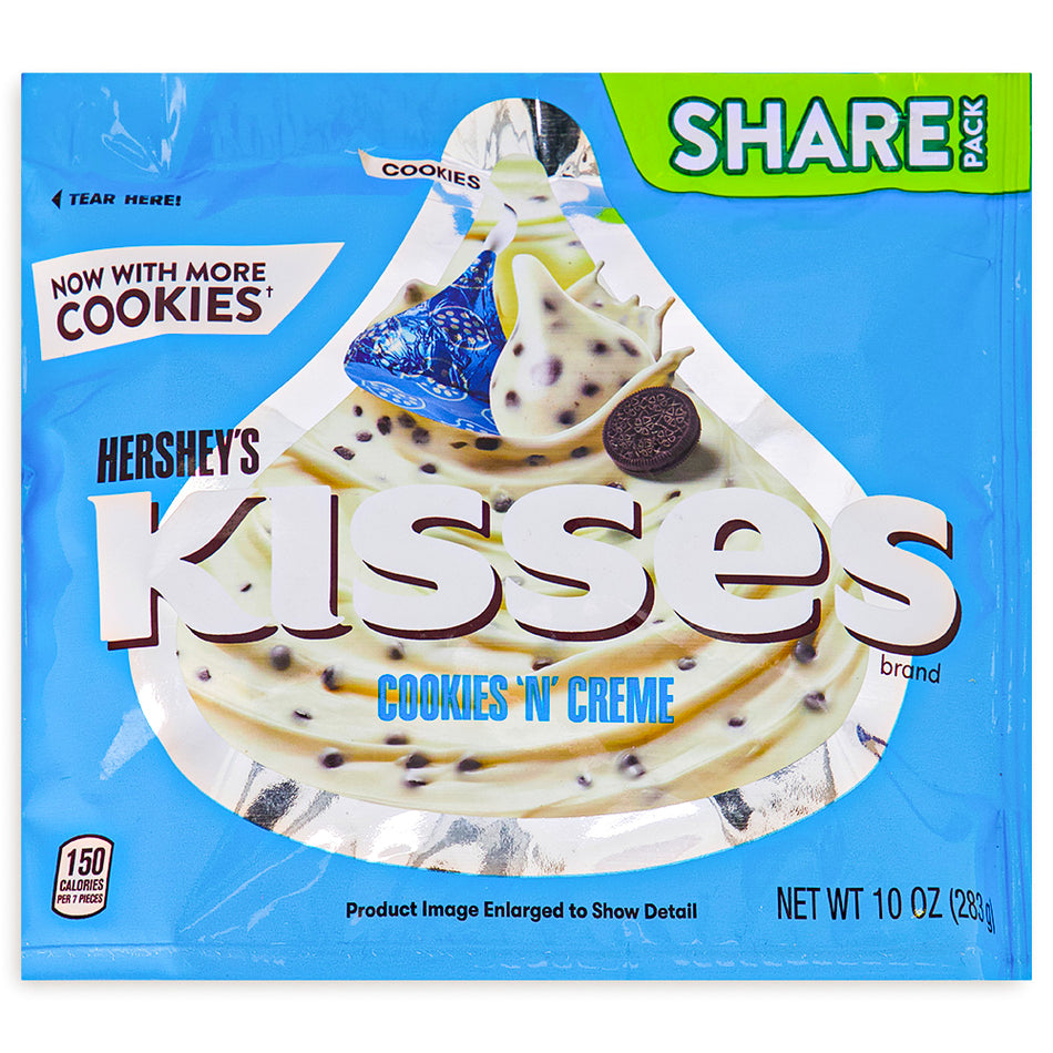 Hershey's Kisses Cookies 'N' Creme 10oz - 8 Pack