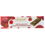 Choccart Dubai Chocolate Milk Chocolate with Cheese Cake & Strawberry Filling 1.3oz - 24 Pack
