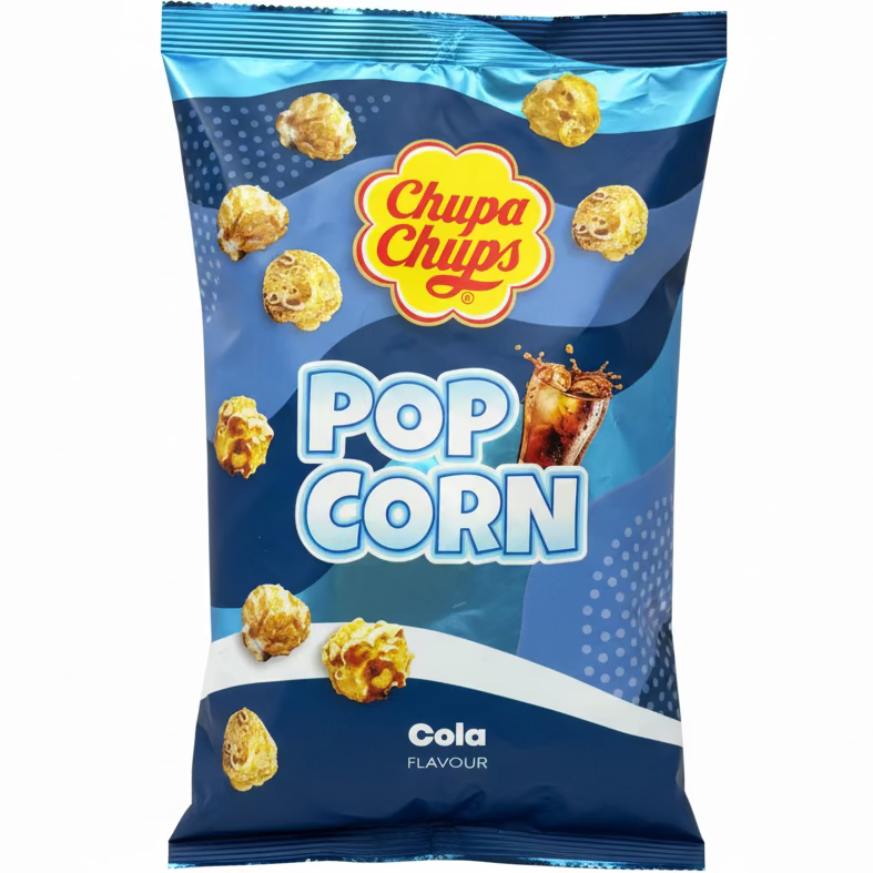 Chupa Chups Popcorn Cola 90g (UK) - 12 Pack