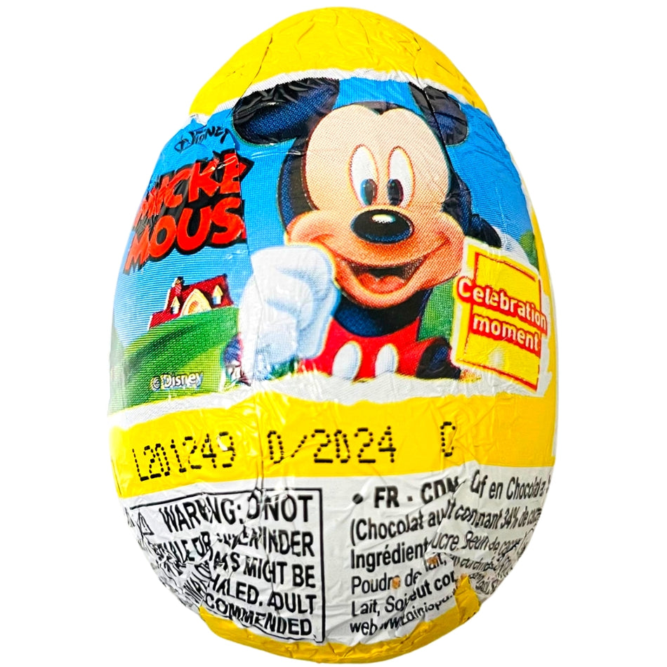 Disney Mickey Mouse Chocolate Eggs - 24 Pack - Chocolate Eggs from Disney!