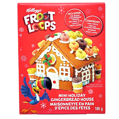 Froot Loops Mini Holiday Gingerbread House - 186g - 14 Pack
