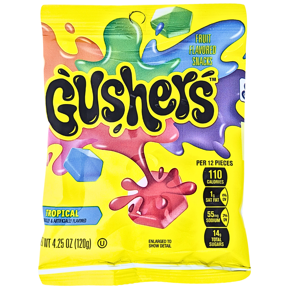 Fruit Gushers Tropical 4.25oz - 8 Pack