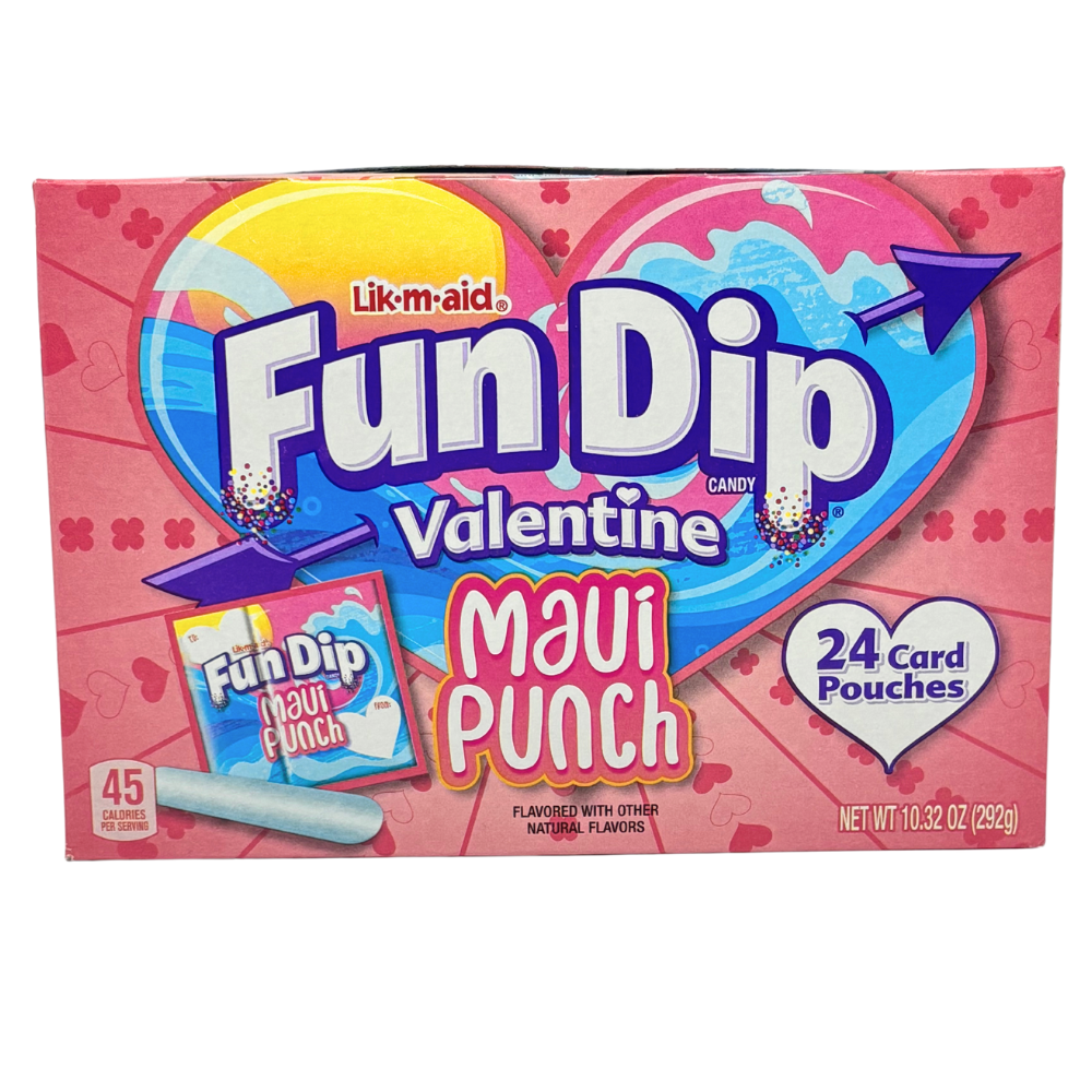 Fun Dip Lik-m-aid Maui Punch - 24 Pack