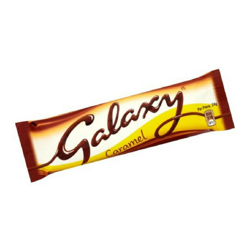 Galaxy Smooth Caramel Chocolate Bar 48g (UK) - 24 Pack