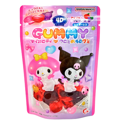Hello Kitty My Melody/Kuromi 4D Gummy - 60g - 8 Pack