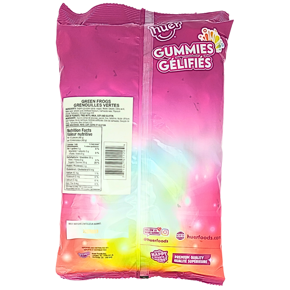 Huer Green Frogs Gummies 1 kg - 1 Bag