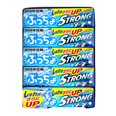 UHA Puccho Stick Soda Chewy Candy (Japan) 50g - 10 Pack